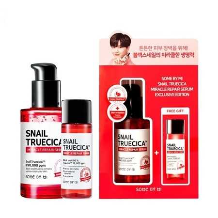 Some By Mi Snail Truecica (แพคคู่ Serum 50ml + Toner 30ml)