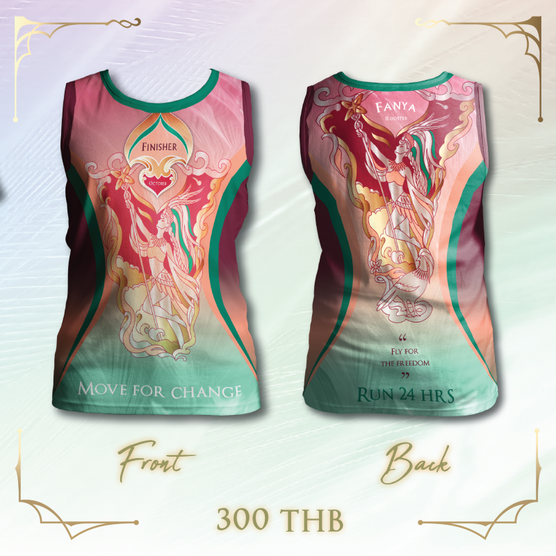 เสื้อวิ่ง - เสื้อกล้าม October Challenge (Rooster Zodiac)