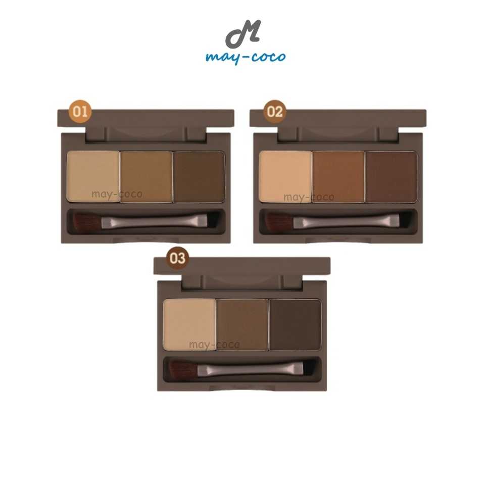 ฝุ่นคิ้ว MEILINDA 3D Brow Powder Palette เขียนคิ้ว คิ้วฝุ่น พาเลทท์คิ้ว พาเลทคิ้ว คิ้วสวย คิ้วกันน้ำ