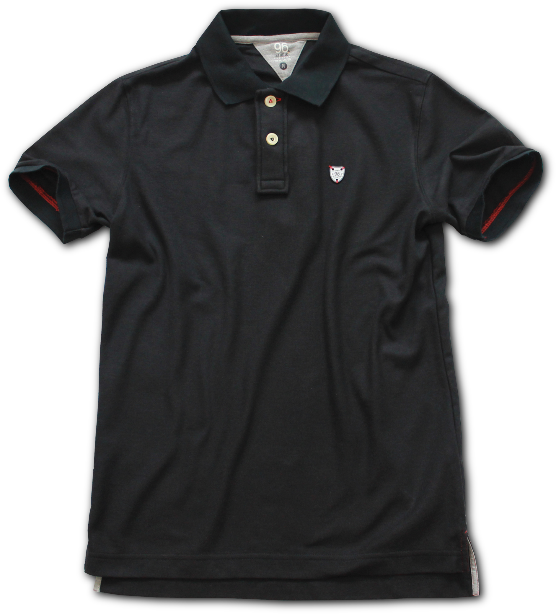 เสื้อยืดโปโล TCP-04 สีดำ