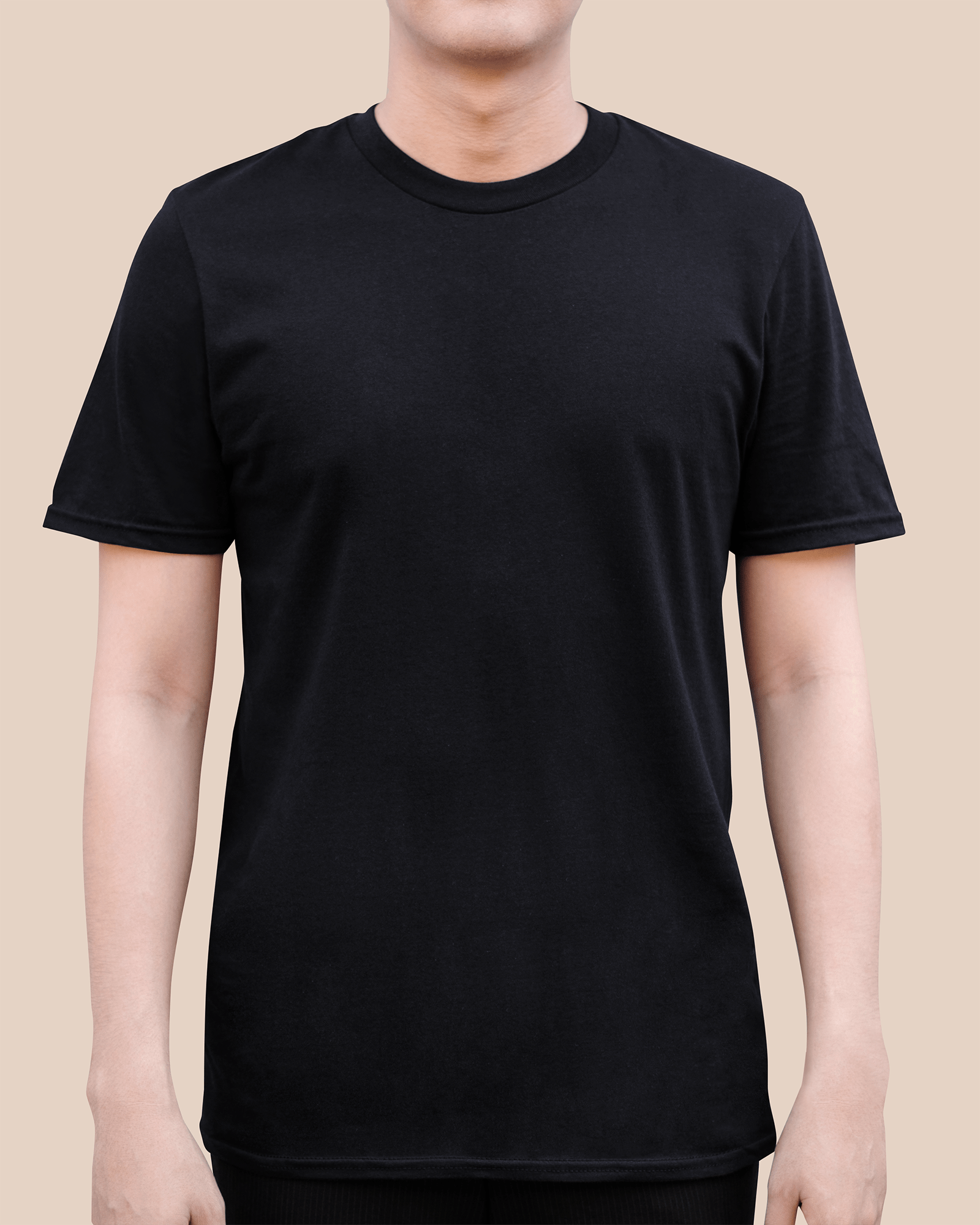 GILDAN ® แอนวิล  เสื้อยืดคอกลม แขนสั้น ทรงโมเดิร์น - ดำ 36C