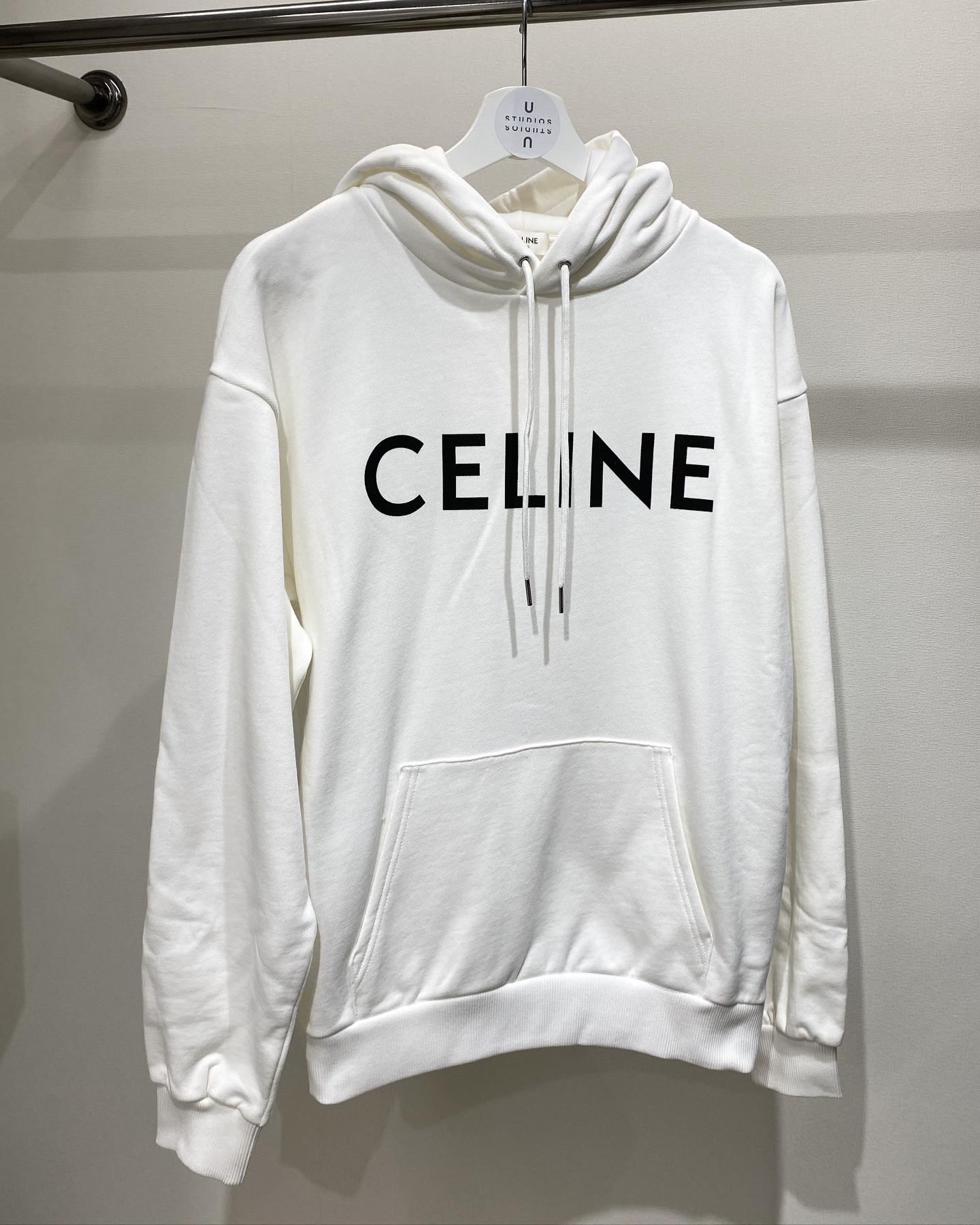 Celine hoodie white 2025