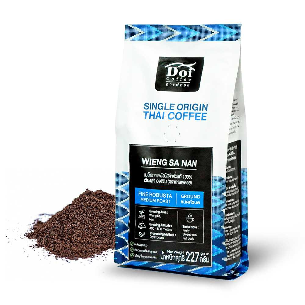 100% Fine Robusta ดอยเวียงสา Single Origin