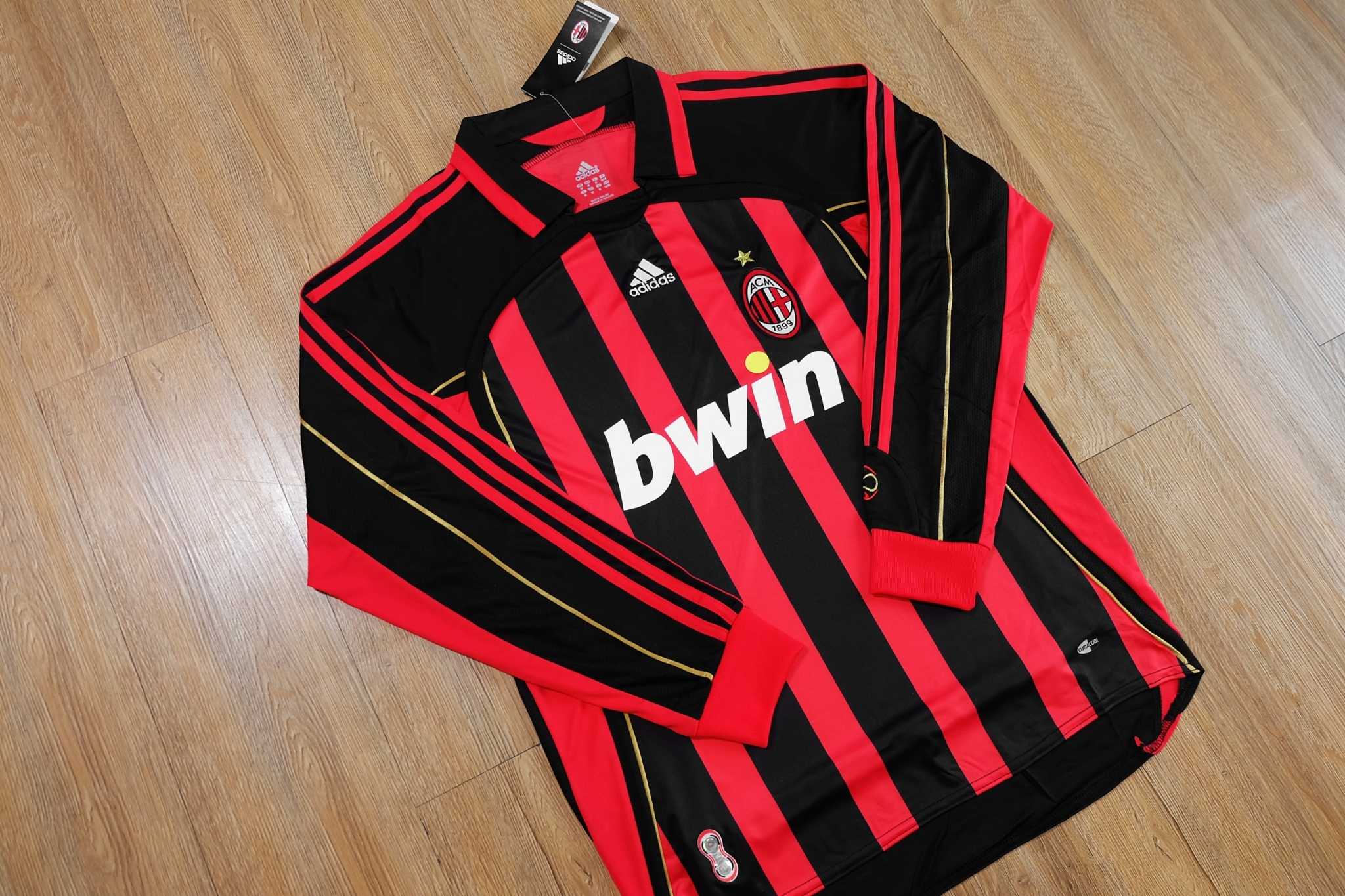 AC Milan 2006/07 Home Jersey เสื้อเอซีมิลาน เหย้า ย้อนยุค  Bwin kaka