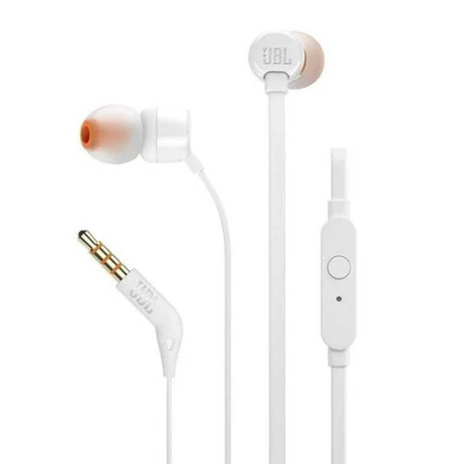 JBL T110 In-Ear Headphone (White,Black,Blue)