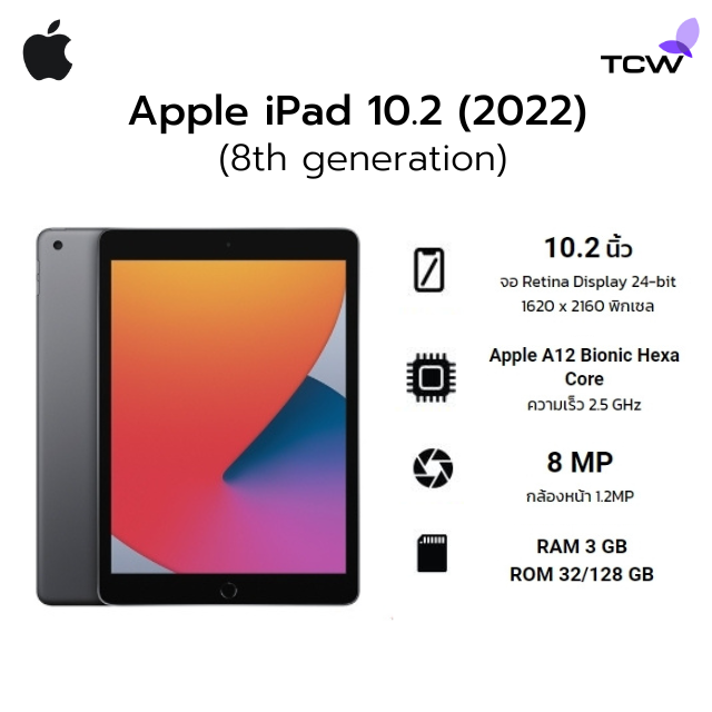 Apple iPad Gen 8  Rom128GB