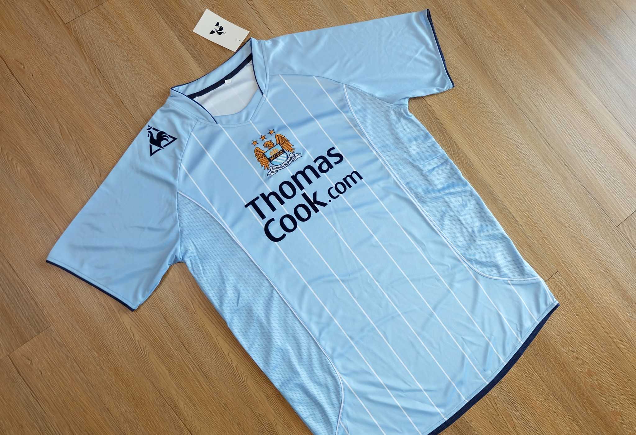 Manchester City 2007/08 Home Vintage Jersey  เสื้อบอลย้อนยุค เสื้อแมนซิตี้ย้อนยุค