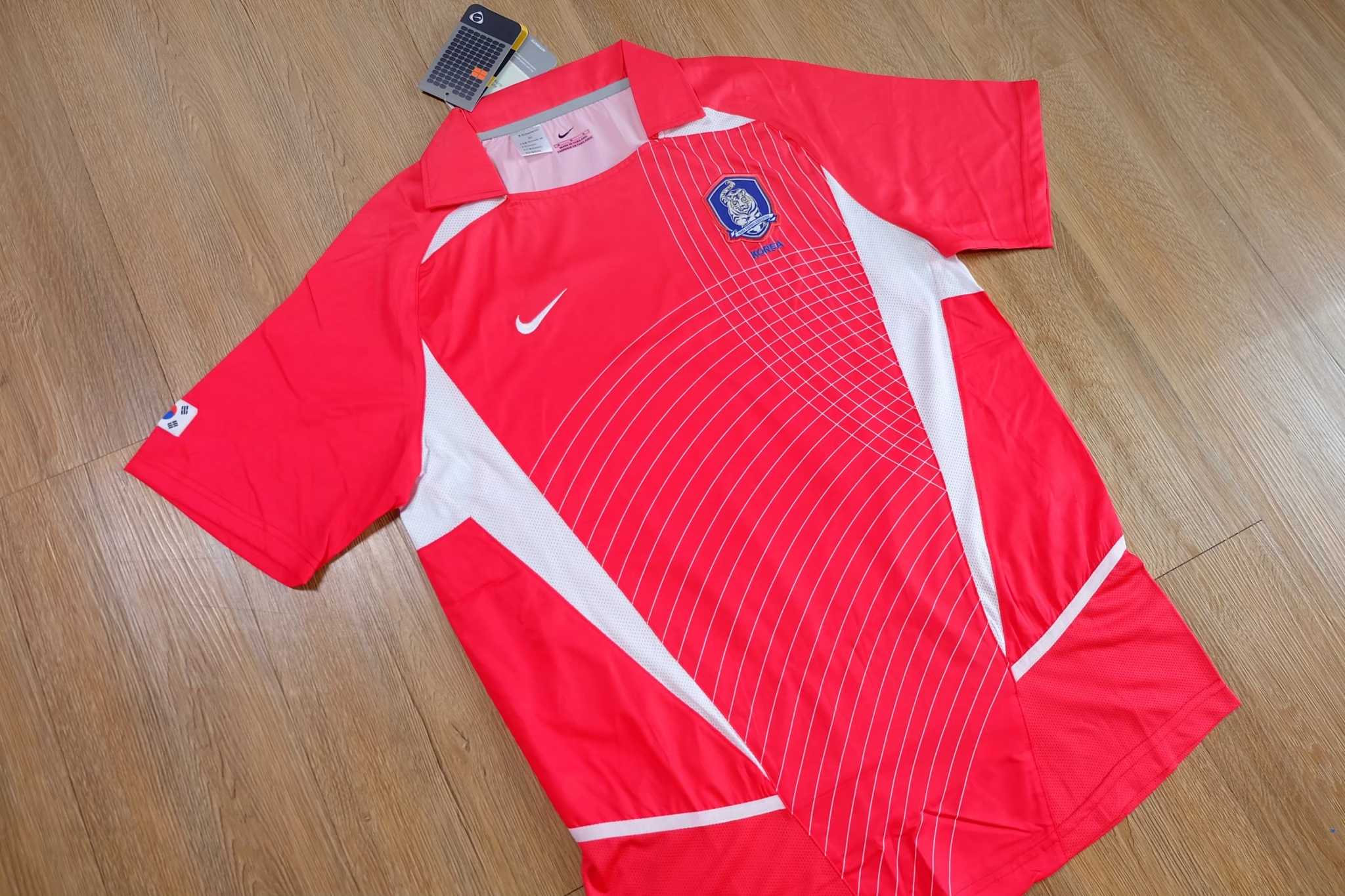 South Korea 2002 Home World Cup Vintage Jersey เสื้อทีมชาติเกาหลีใต้ เสื้อบอลย้อนยุค