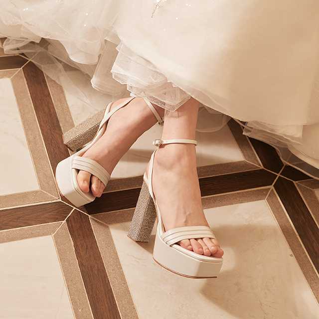 DALIA HIGH HEELS WHITE (DL)