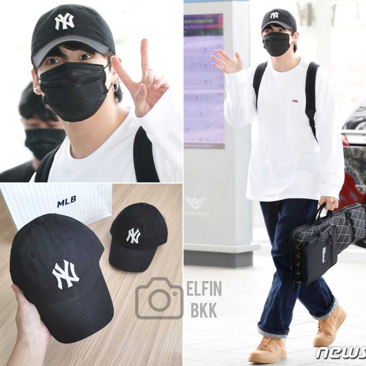 ขายดี⭐ MLB N-cover NY/LA Cap หมวกแก๊ป สีขาว สีดำ สีแดง สีน้ำเงิน สีเทา สีเบจ สีเขียว สีม่วง