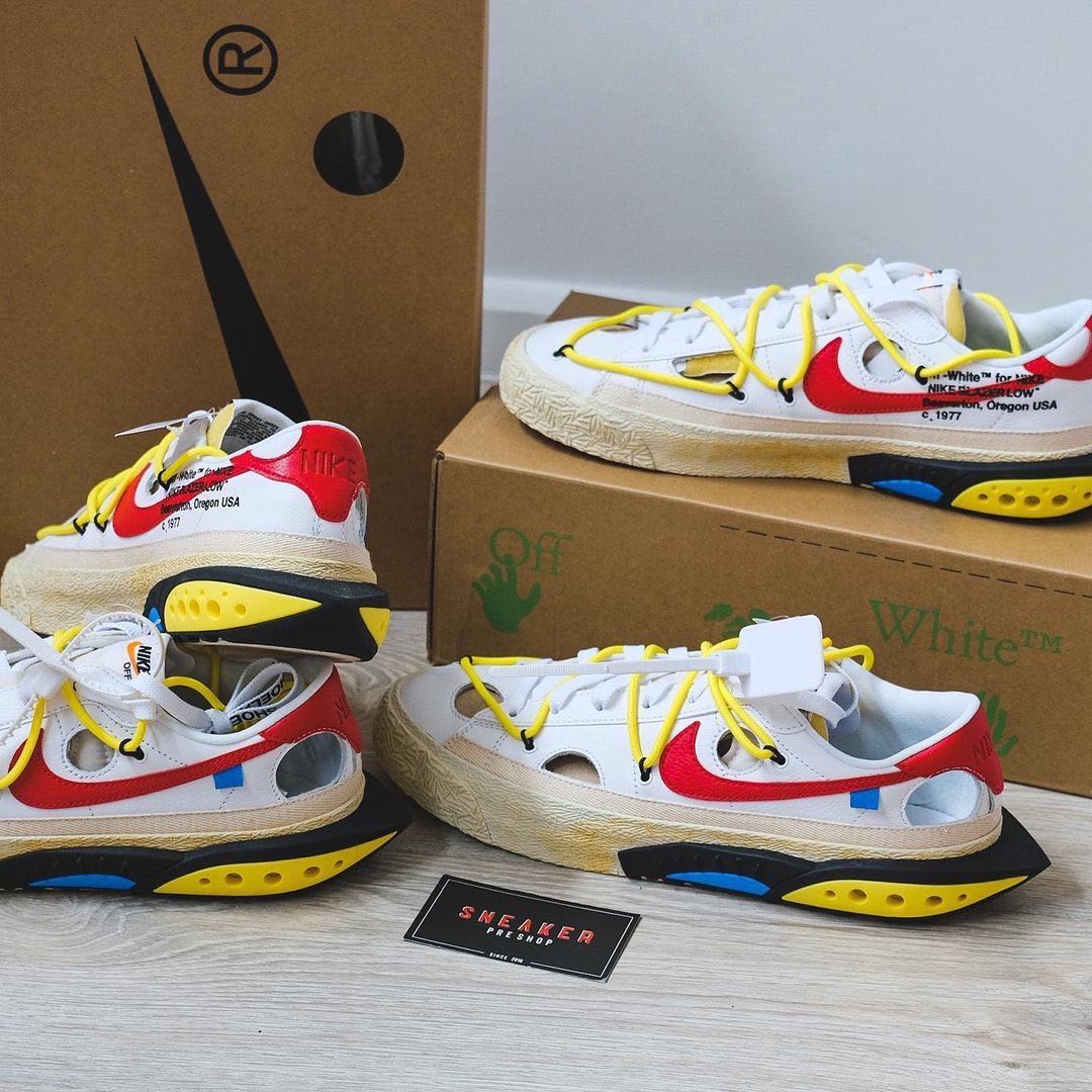 Nike Blazer Low x Off-White University Red