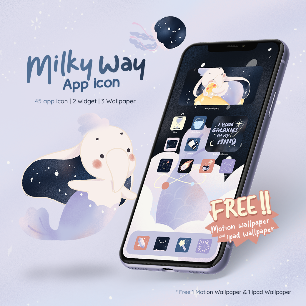Digital Product | Milky way | App icon
