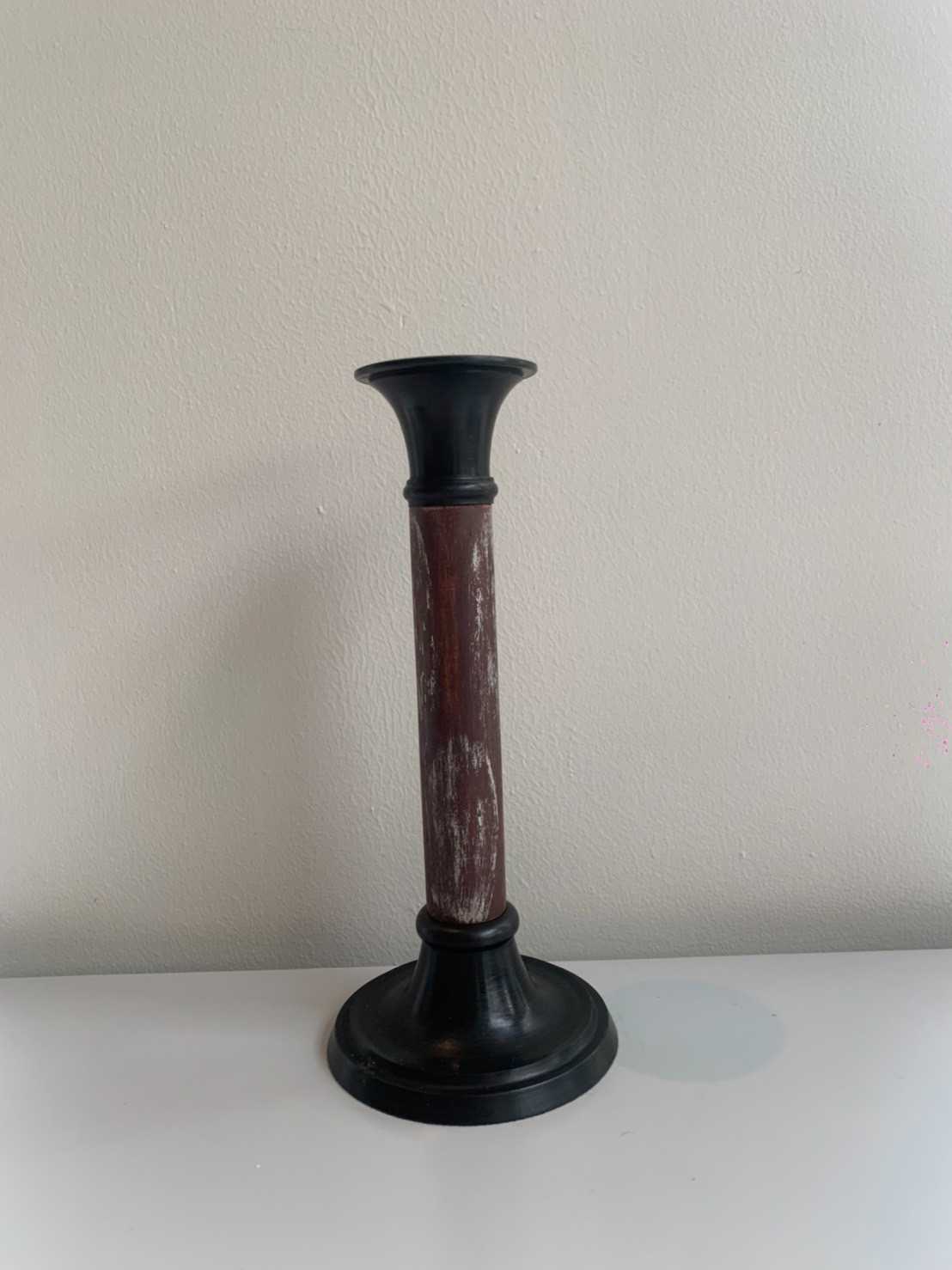 T. Two Tone Candle Holder - Long