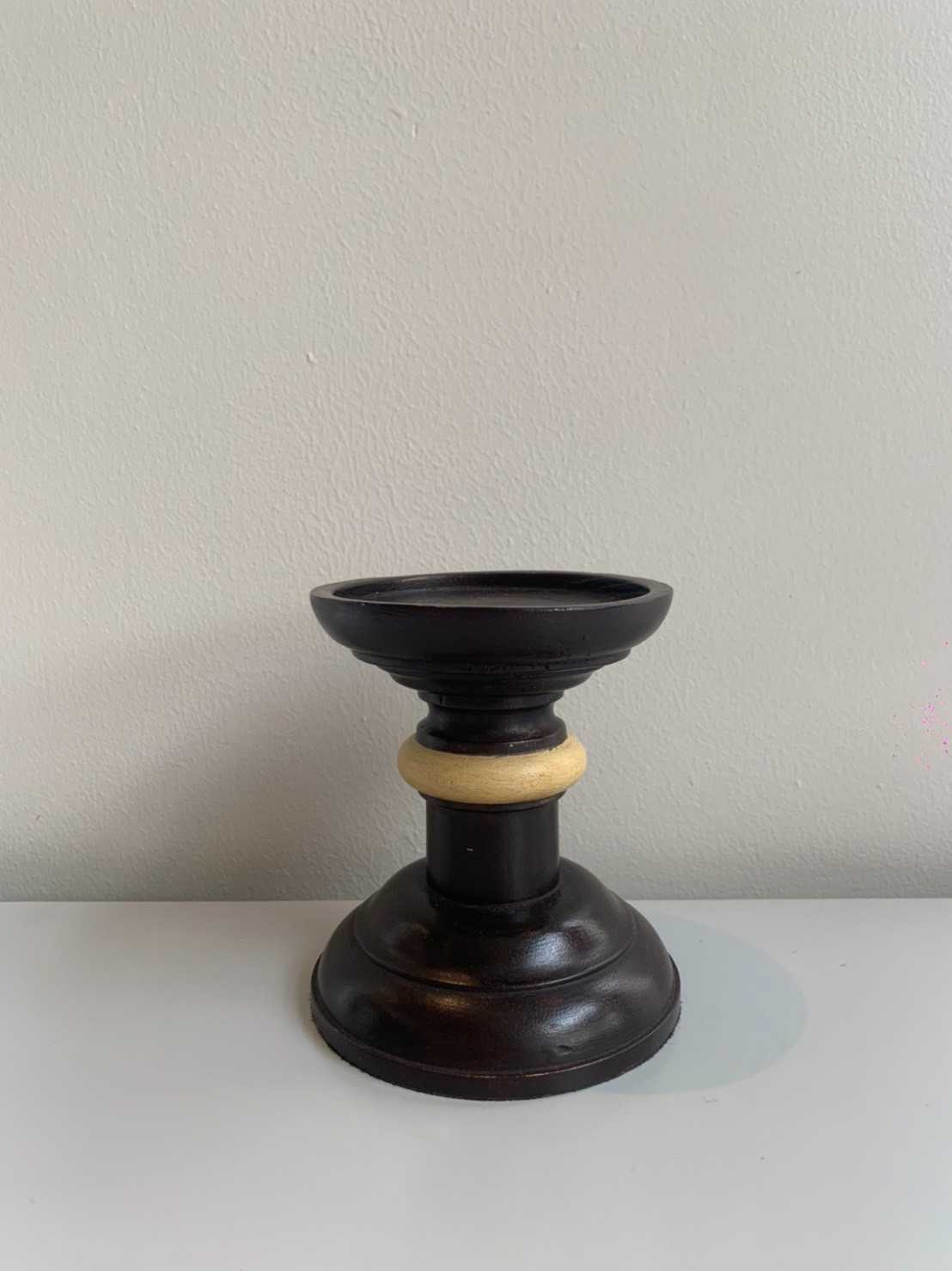 Small Wooden Pillar Stand