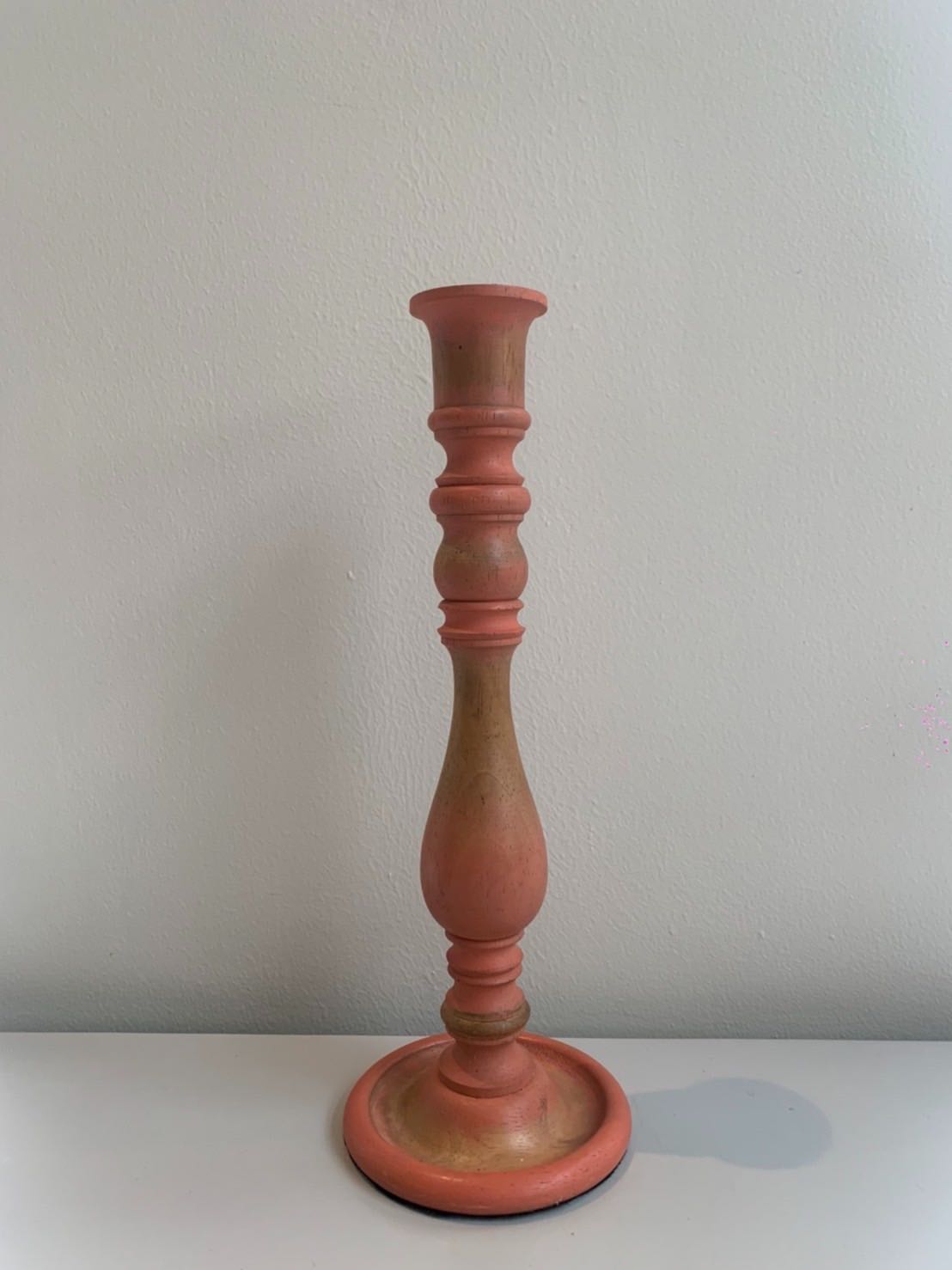 Red Riding Wooden Candle Holder