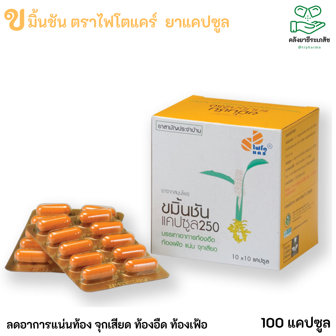 ขมิ้นชันแคปซูล ไฟโต แคร์ (องค์การเภสัชกรรม)
