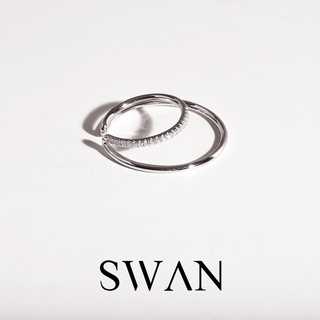 Double Line Oversize Cuff - Stone