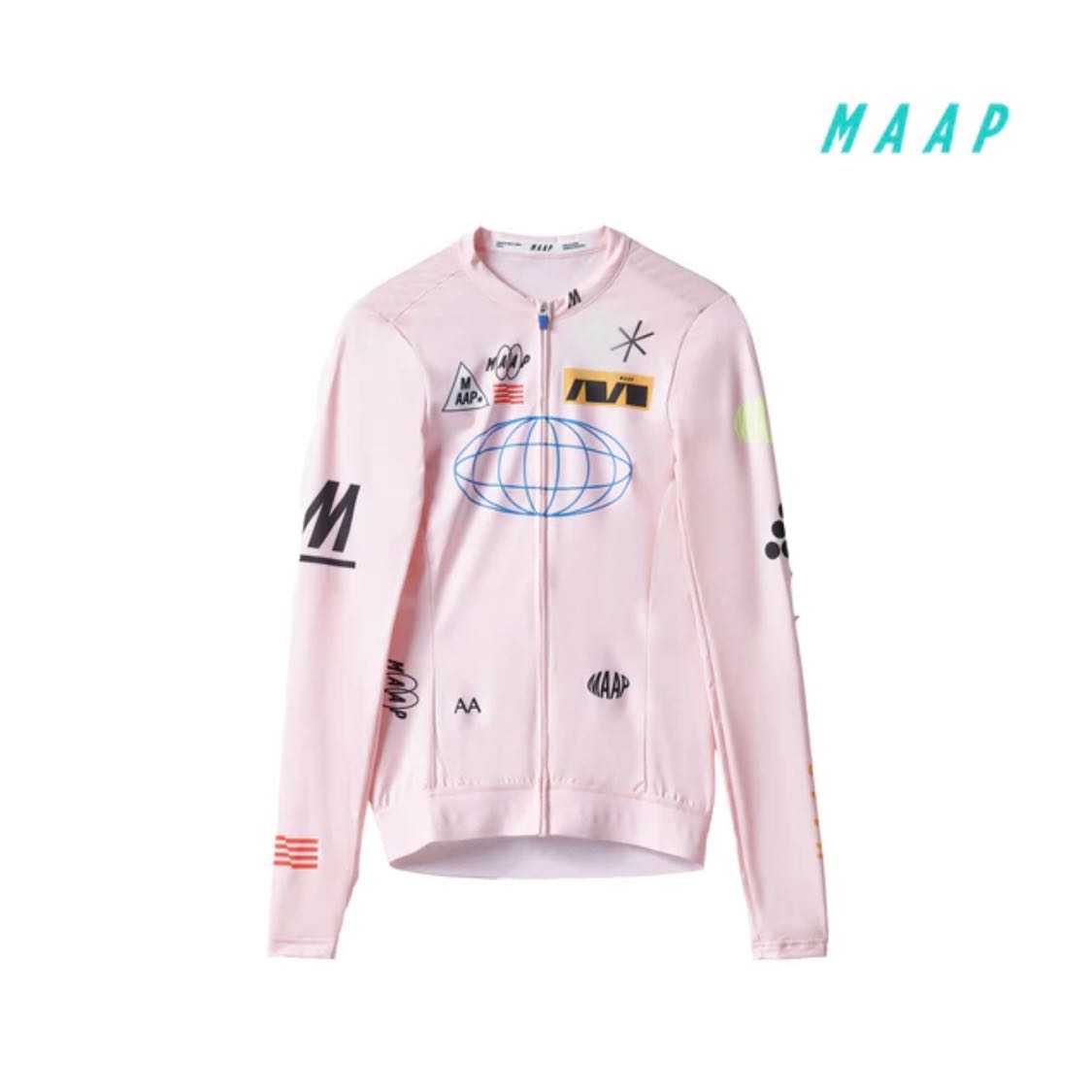 Women's Axis Pro Jersey LS Pale Pink