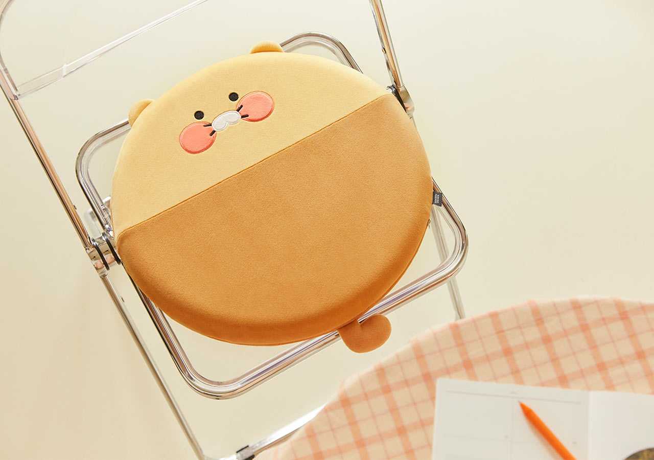 ( พร้อมส่ง ) Kakaofriends Choonsik Memory Foam Sitting Cushion เบาะรองนั่ง