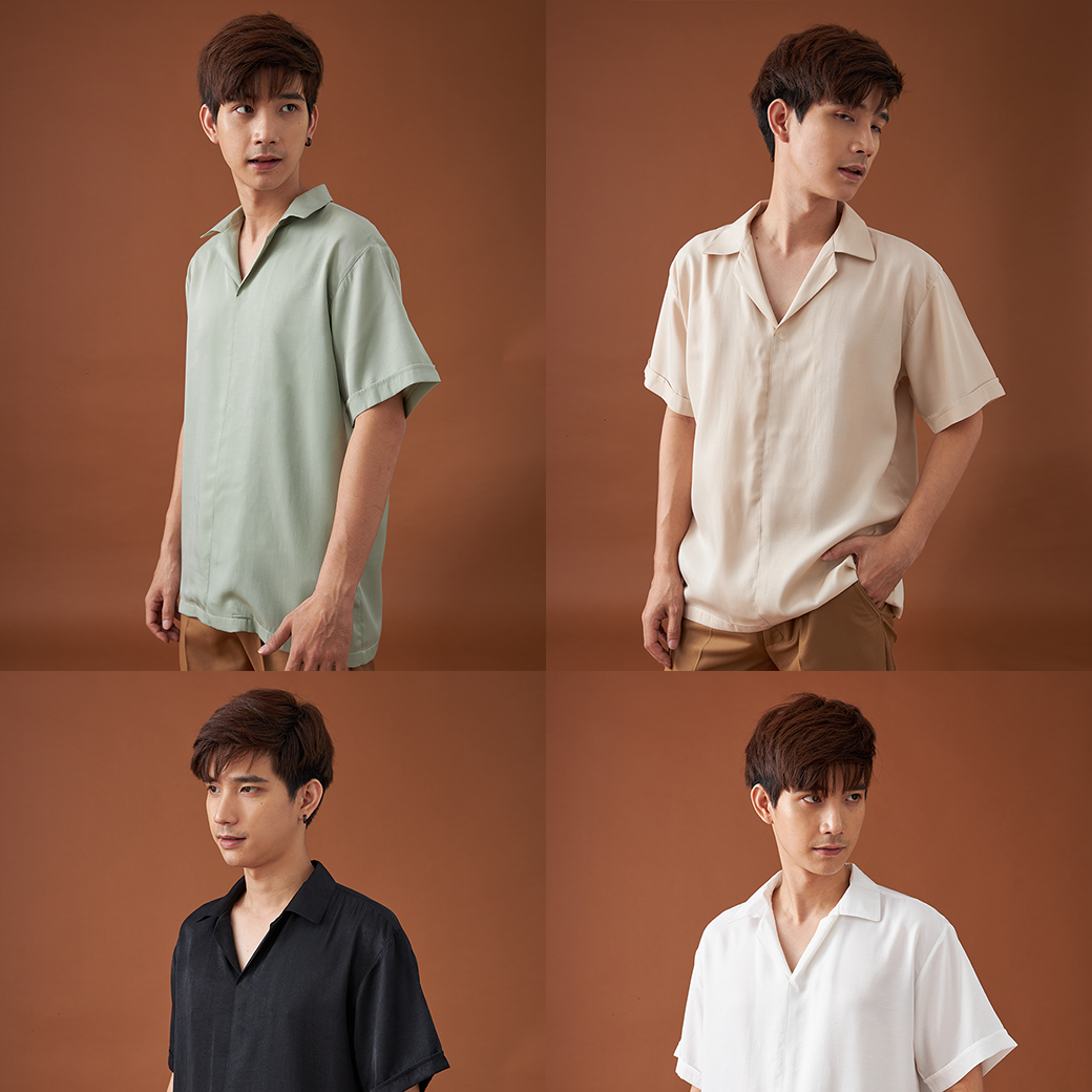 Purinmens J collection เสื้อเชิ้ตคอปกแขนสั้น