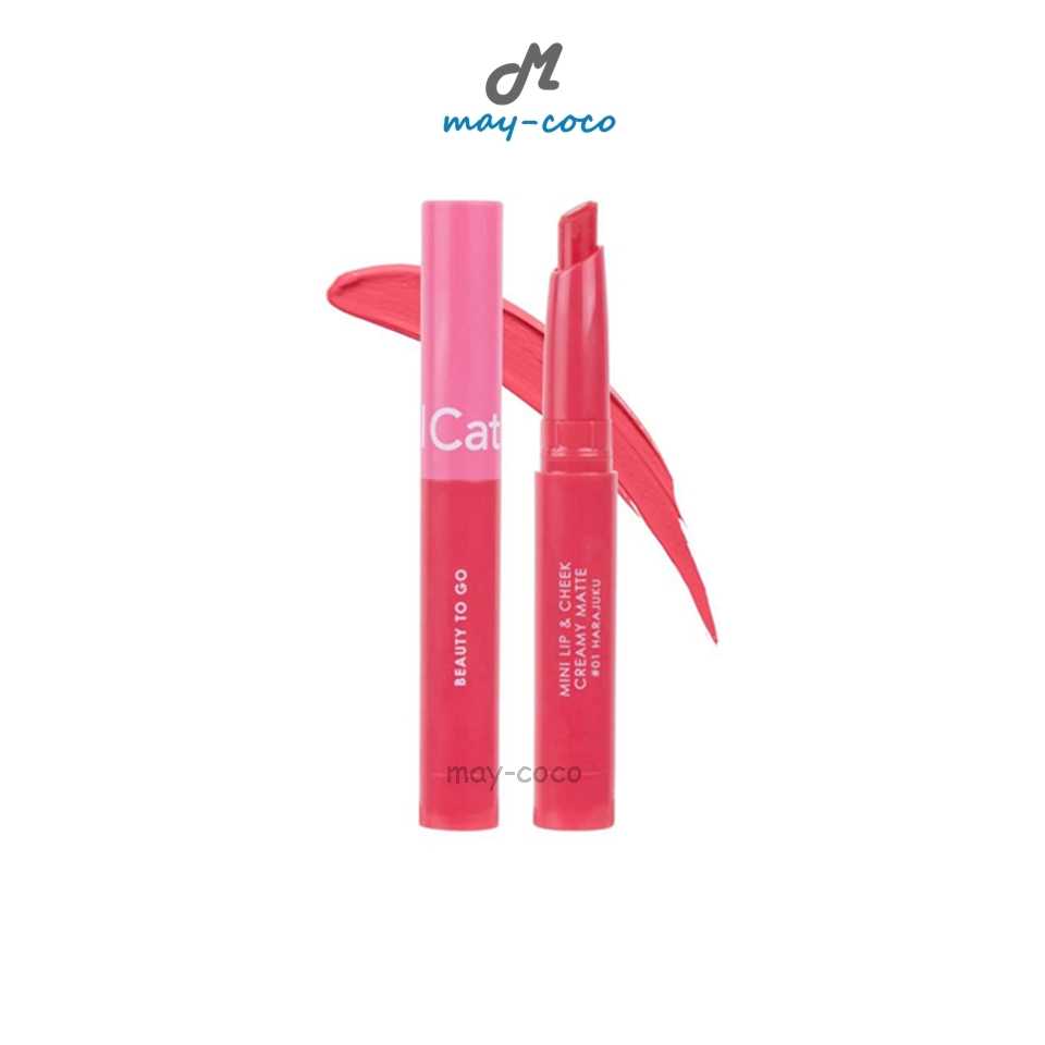 ลิป Cathy Doll Mini Lip&Cheek Creamy Matte Beauty To Go ลิปมินิ ลิปแมทต์ ลิปแมตต์ ลิปแมทท์ ลิปสติก