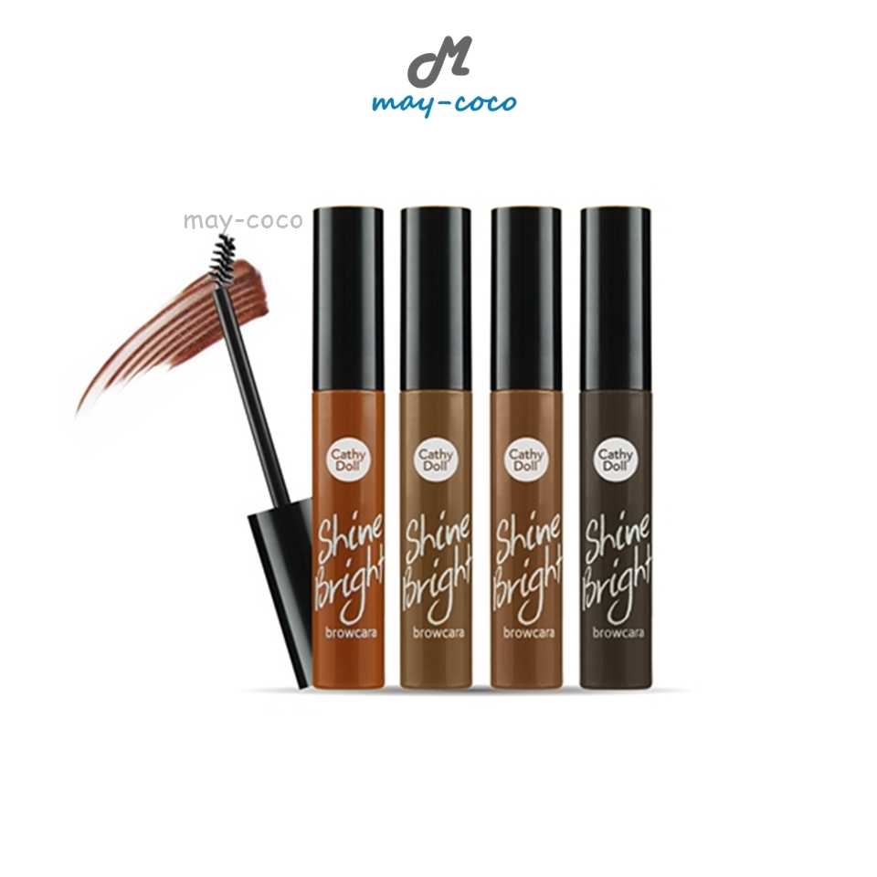 มาสคาร่าคิ้ว Cathy Doll Shine Bright Browcara เขียนคิ้ว คิ้วตั้ง คิ้วปัง คิ้วเป๊ะ คิ้วกันน้ำ คิ้วหนา