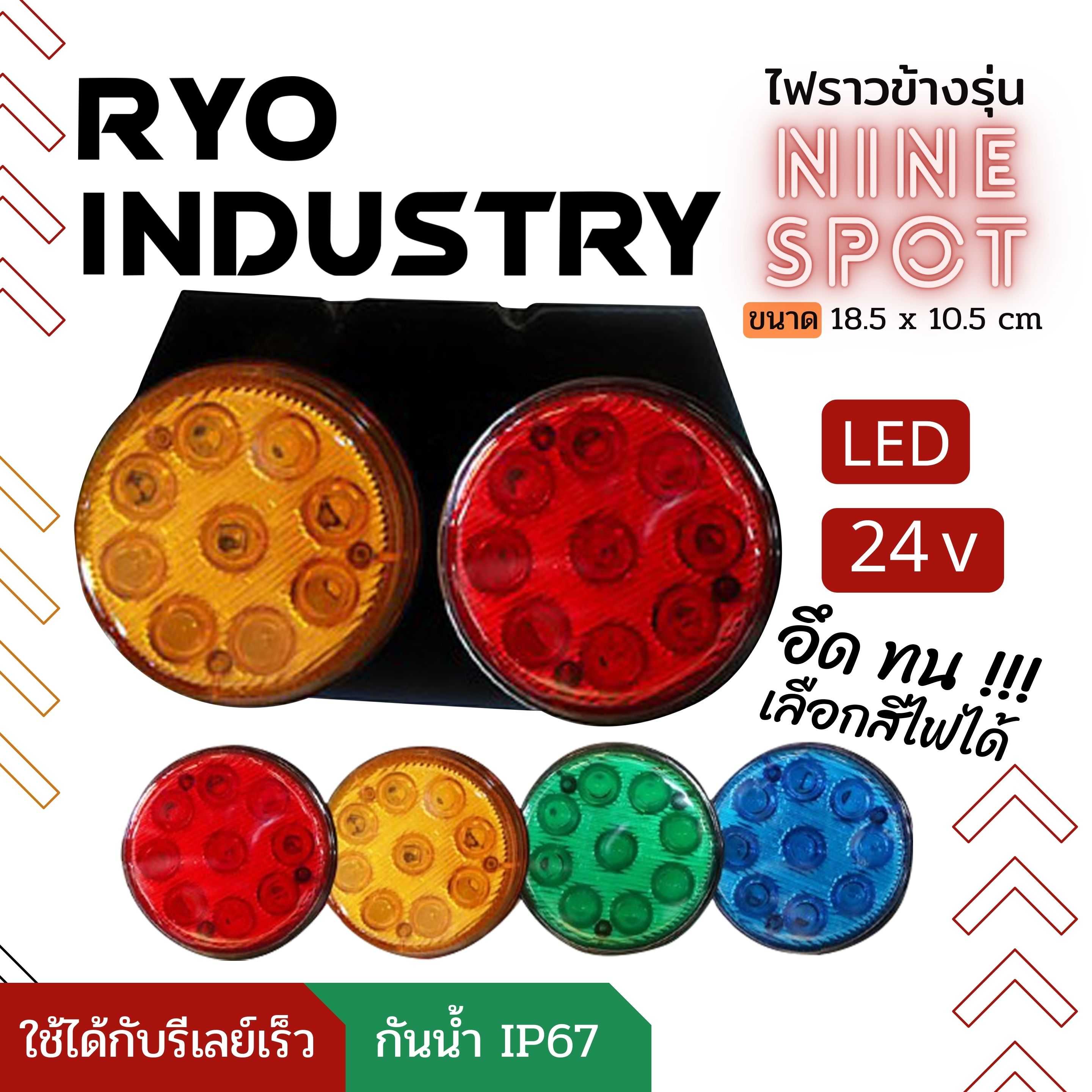 ไฟราวข้าง Nine Spot 24V