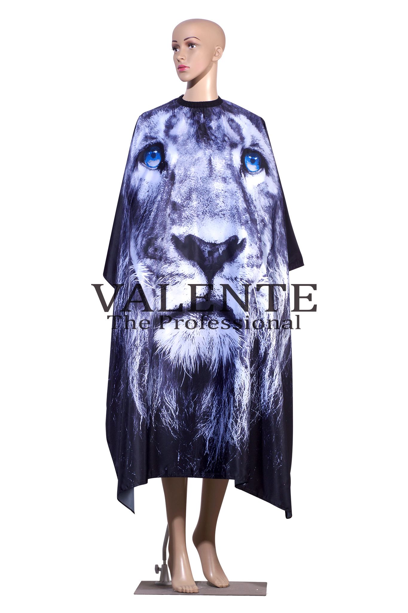 [สินค้าตัวอย่าง ห้ามกดซื้อ] วาเลนเต้ ผ้าคลุมซอย ลายสิงโต สีน้ำเงิน รหัสสินค้า VAL-LH21S