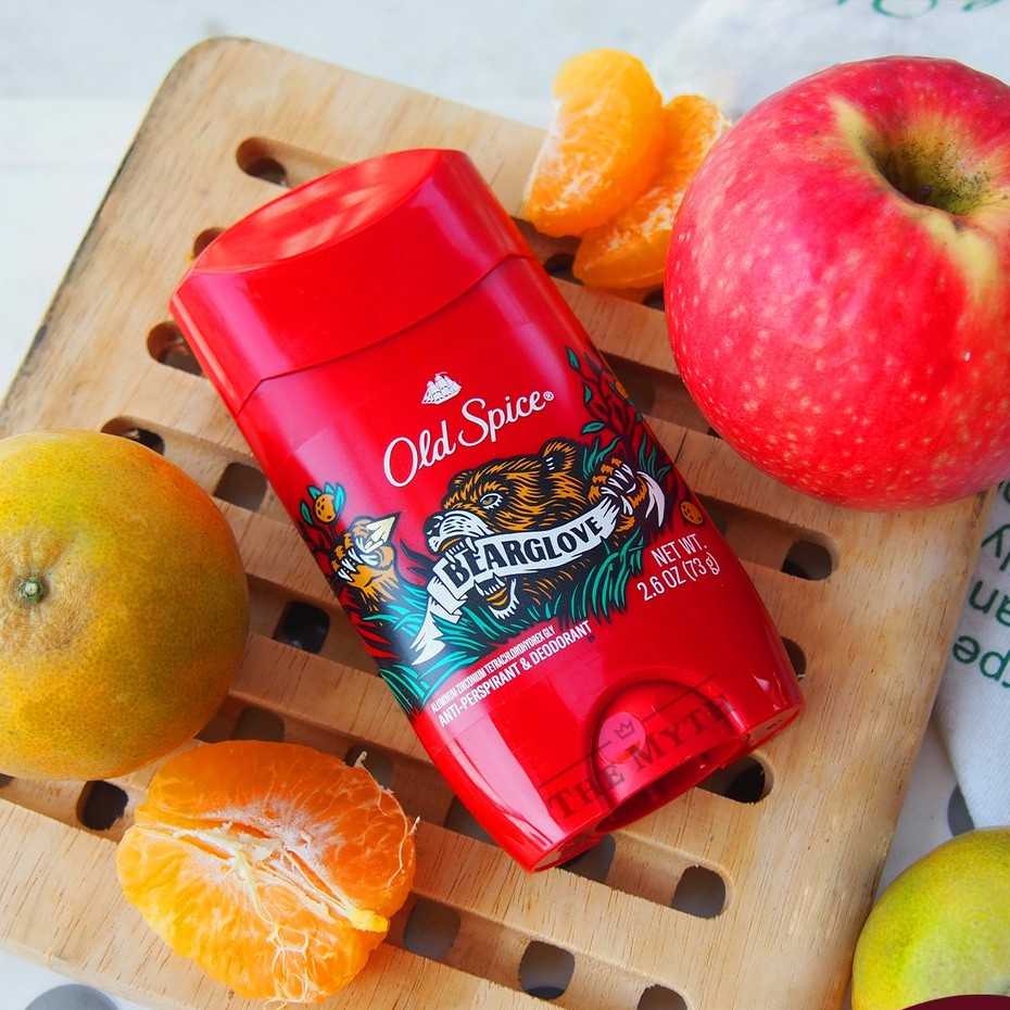 Old Spice โรลออน กลิ่น Bearglove กลิ่นส้มผสมแอปเปิ้ล หอมฟรุ๊ตตี้สดใส กลิ่นผลไม้ ใช้ได้ทุกเพศ