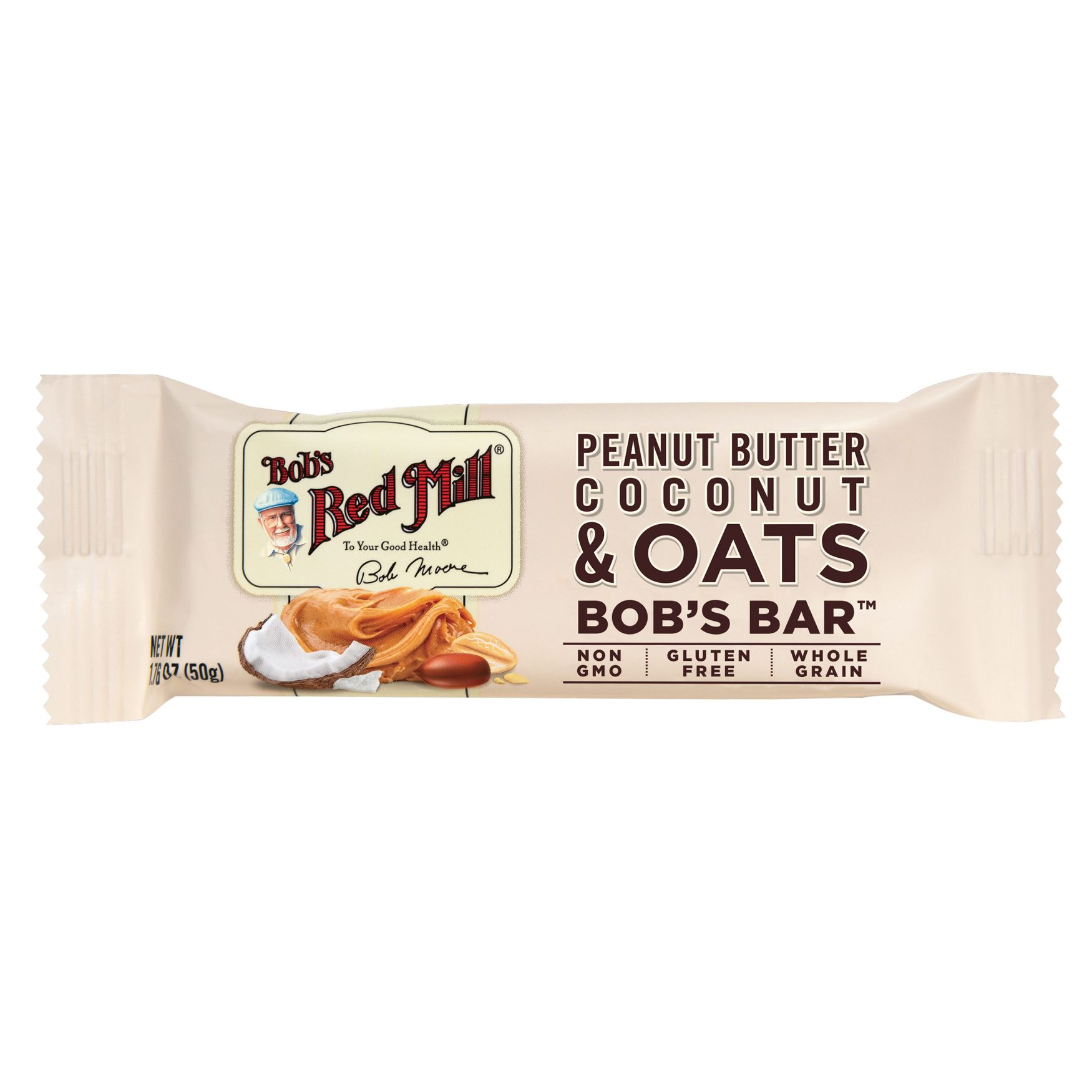BRM Bob's Red Mill Peanut Butter Coconut & Oats 50g