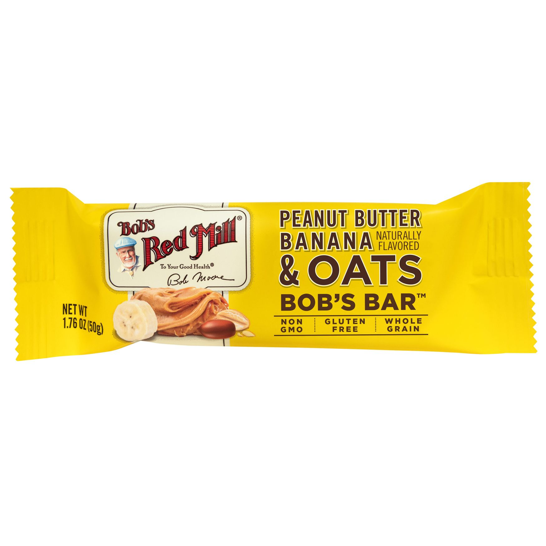 BRM Bob's Red Mill Peanut Butter Banana & Oats 50g