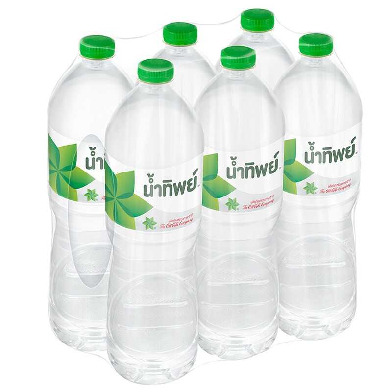 น้ำดื่มน้ำทิพย์ 1.5 ลิตร แพ็ค 6 ขวด