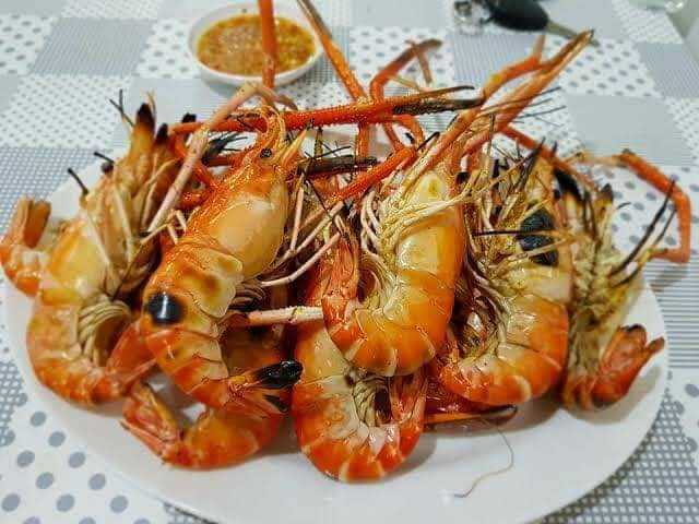 กุ้งเผา  L