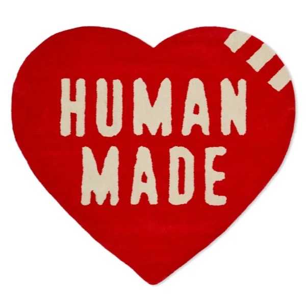 พรมประดับบ้าน HUMAN MADE HEART RUG - LARGE SIZE