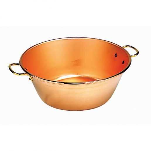 303036 COPPER JAM PAN 38x12.6CM -9.5ltr