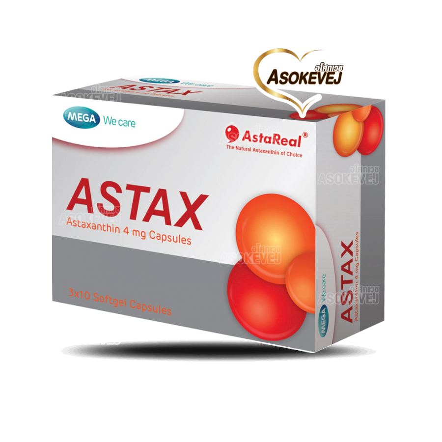 Mega we care astax 4mg 30 แคปซูล เมก้า วี แคร์ แอสแทกซ์