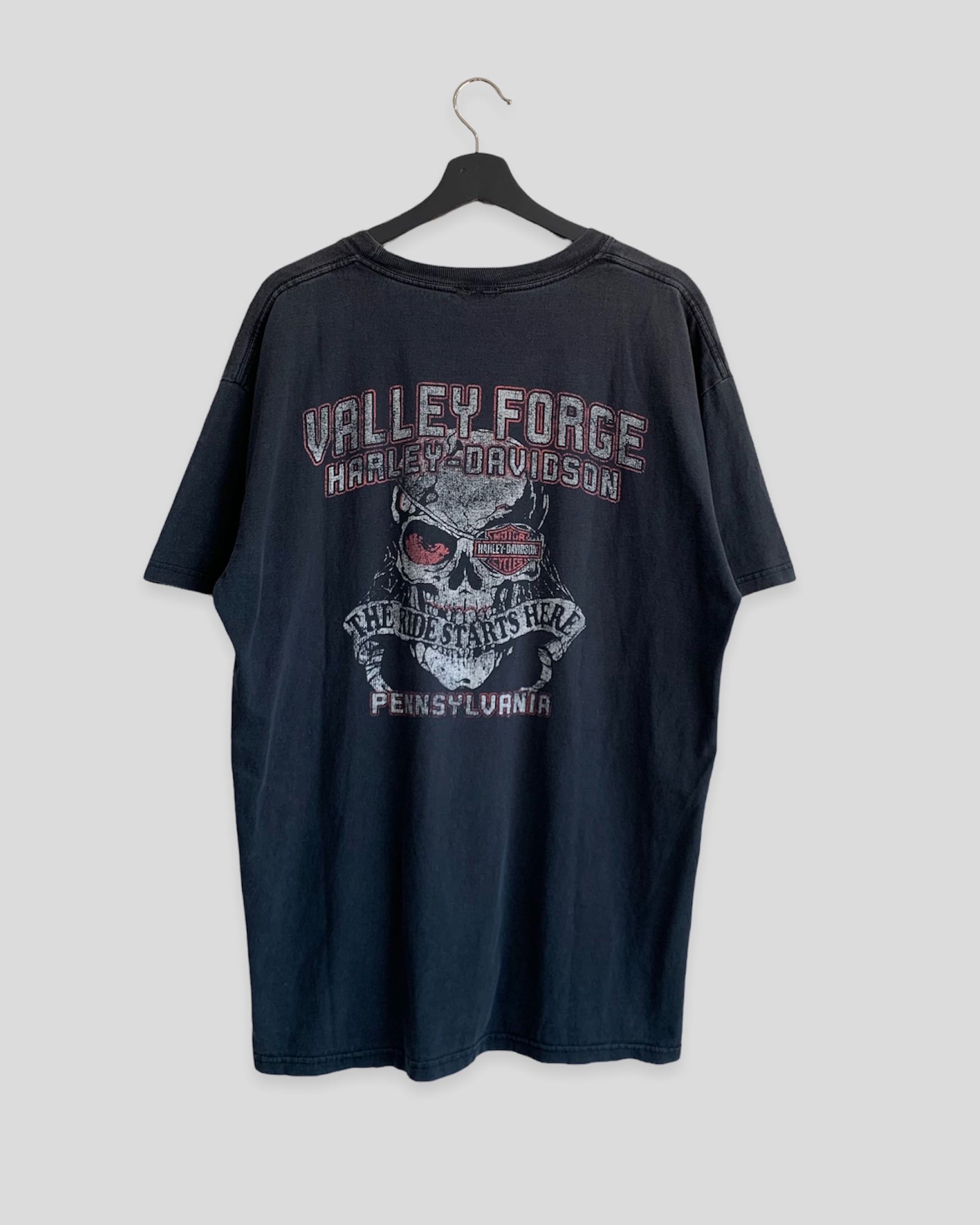 SUN FADED HARLEY DAVISON TEE - 2000A