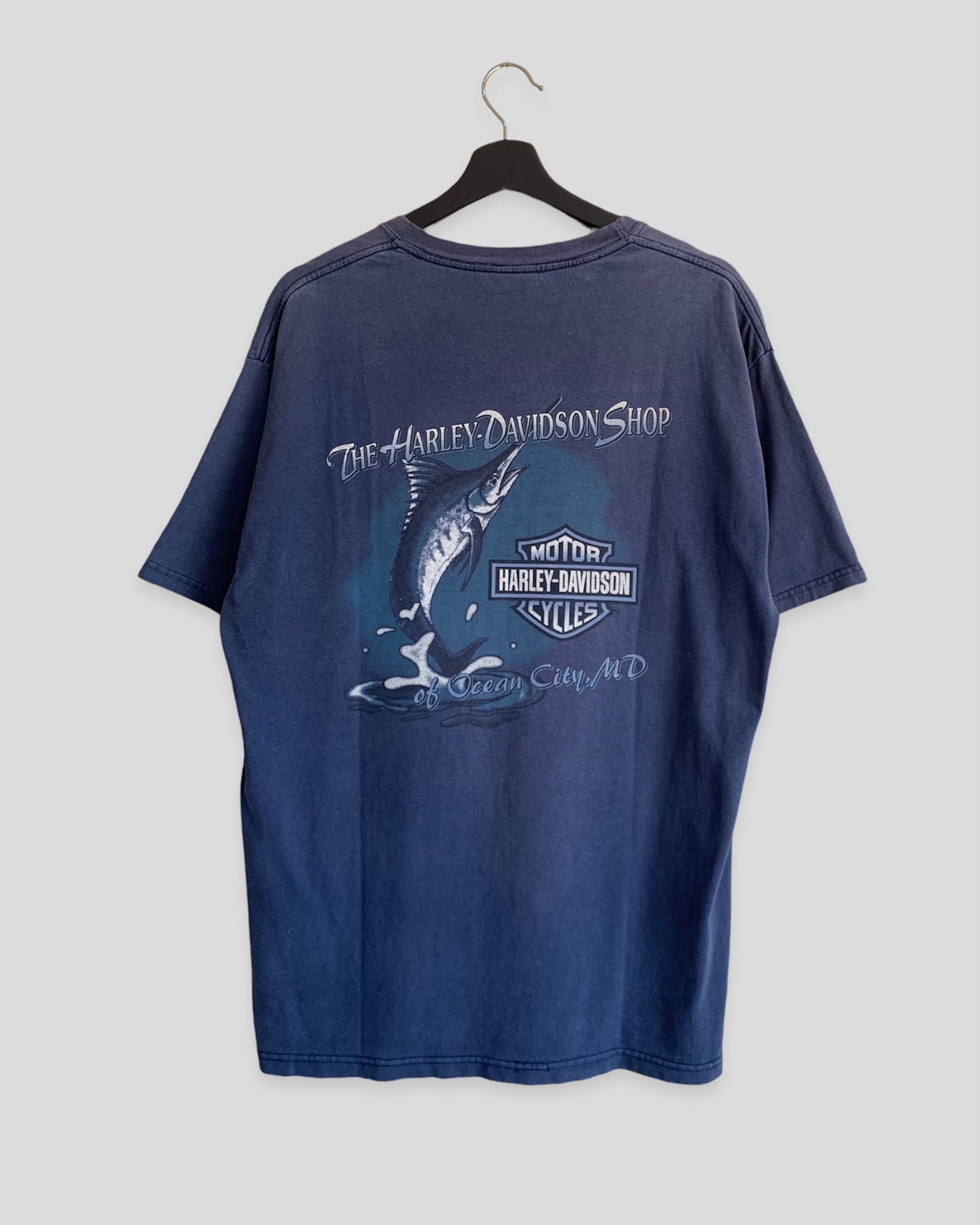 SUN FADED HARLEY DAVISON TEE - 2000S
