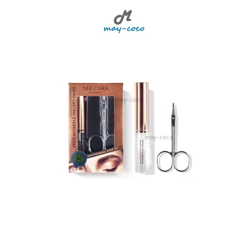 เจลปัดคิ้ว Nee Cara Long Lasting Eyebrow Coat เจลใสปัดคิ้ว คิ้วตั้ง คิ้วฟู มาสคาร่าคิ้ว ปัดคิ้ว