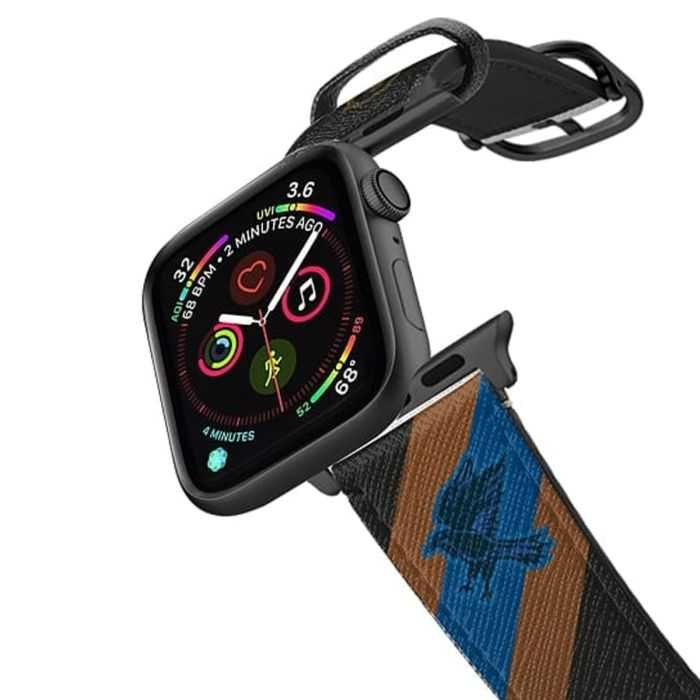 Harry Potter Leather Space Gray Ravenclaw Apple Watch (42mm/44mm/45mm)