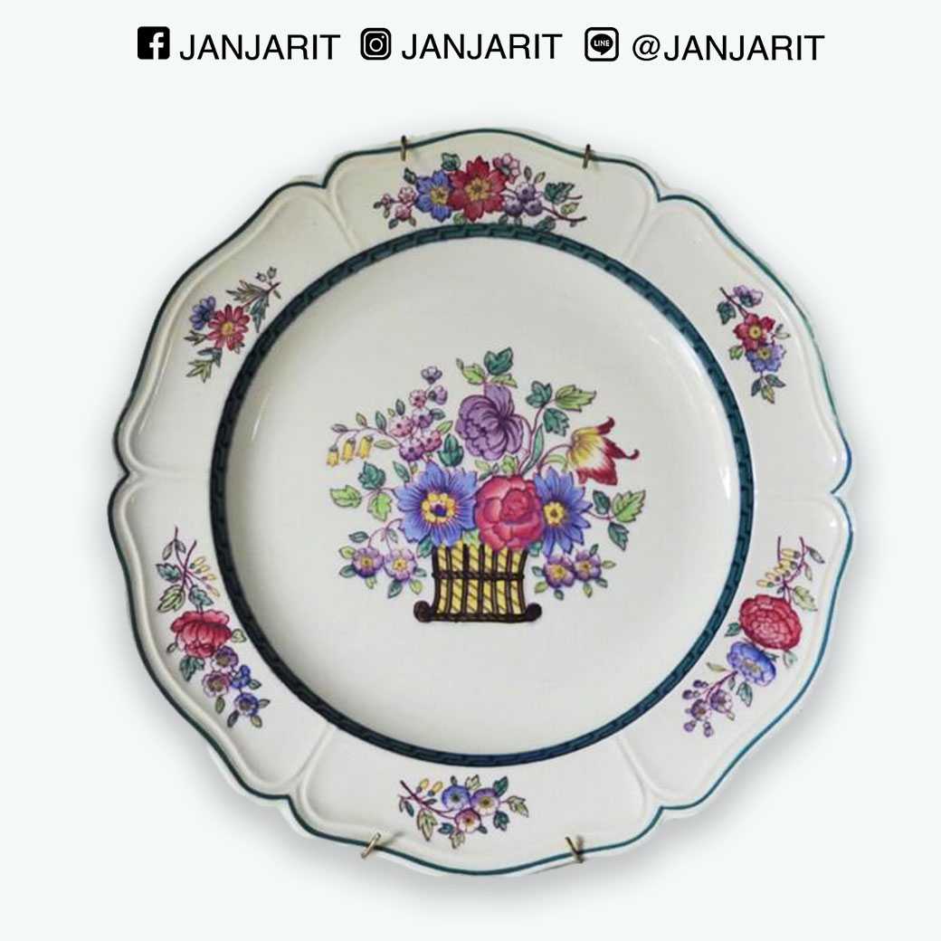 จานดินเนอร์9.75” Wedgwood Floral - Dinner Plate