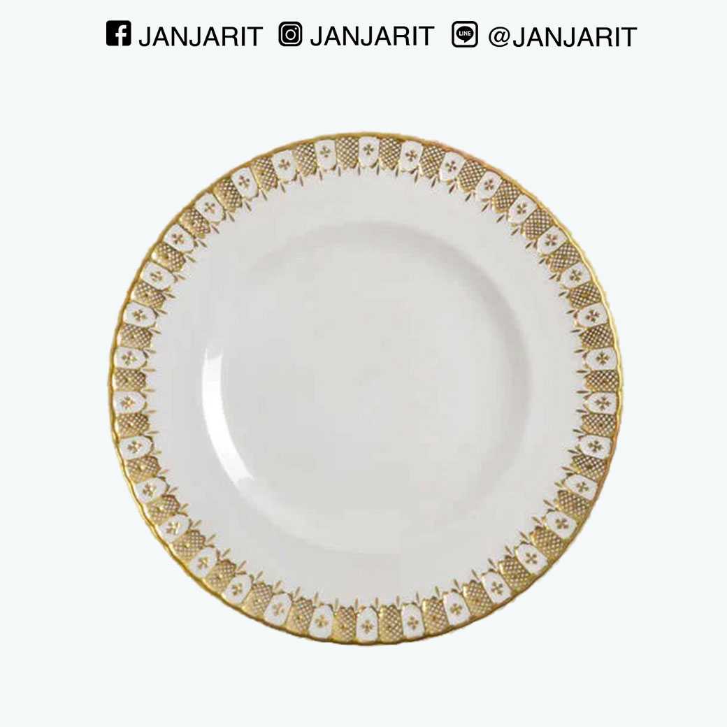 จานสลัดขอบทอง8.25” Royal Crown Derby - Salad Plate
