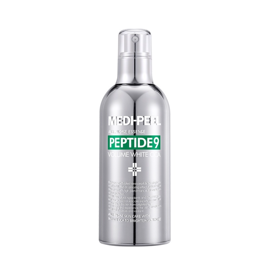 MEDI-PEEL Peptide 9 Volume White Cica Essence 100ml. (สีเขียว)