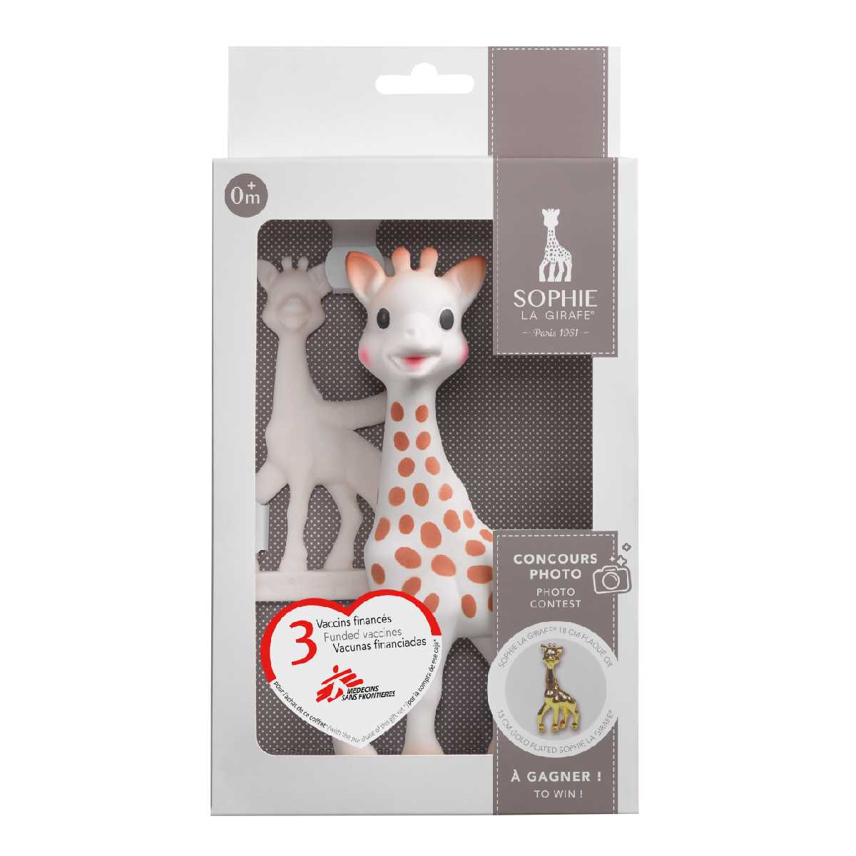 ขายดี Sophie la girafe® เซตยางกัดยีราฟโซฟี พร้อมยางกัดวนิลา