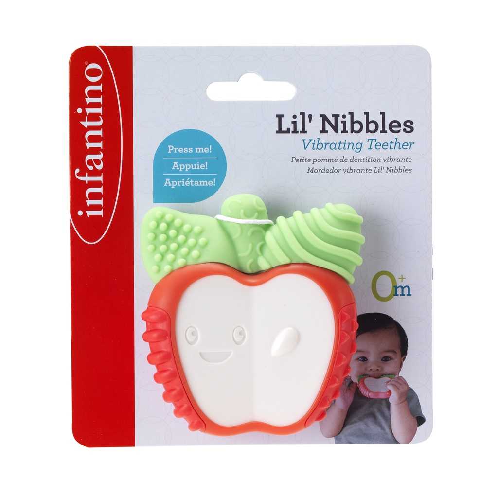 ยางกัดแอปเปิ้ล Lil' Nibbles Vibrating Teether Apple