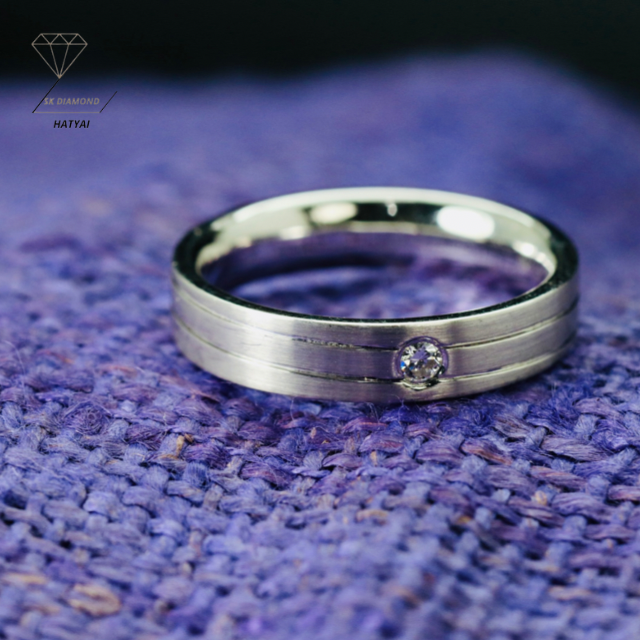 แหวนเพชรชาย/หญิง แหวนคู่R1559