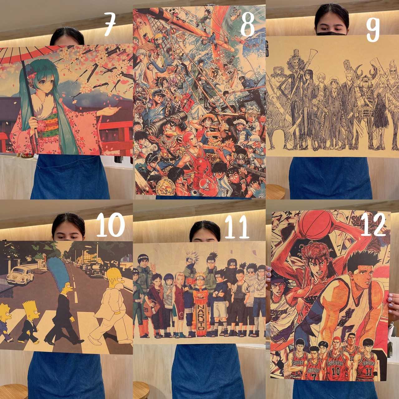 สินค้าลดราคาพิเศษ : POSTER- Cartoon / รับชิ้นไหนแจ้งในข้อความถึงผู้ขายได้เลยค่ะ