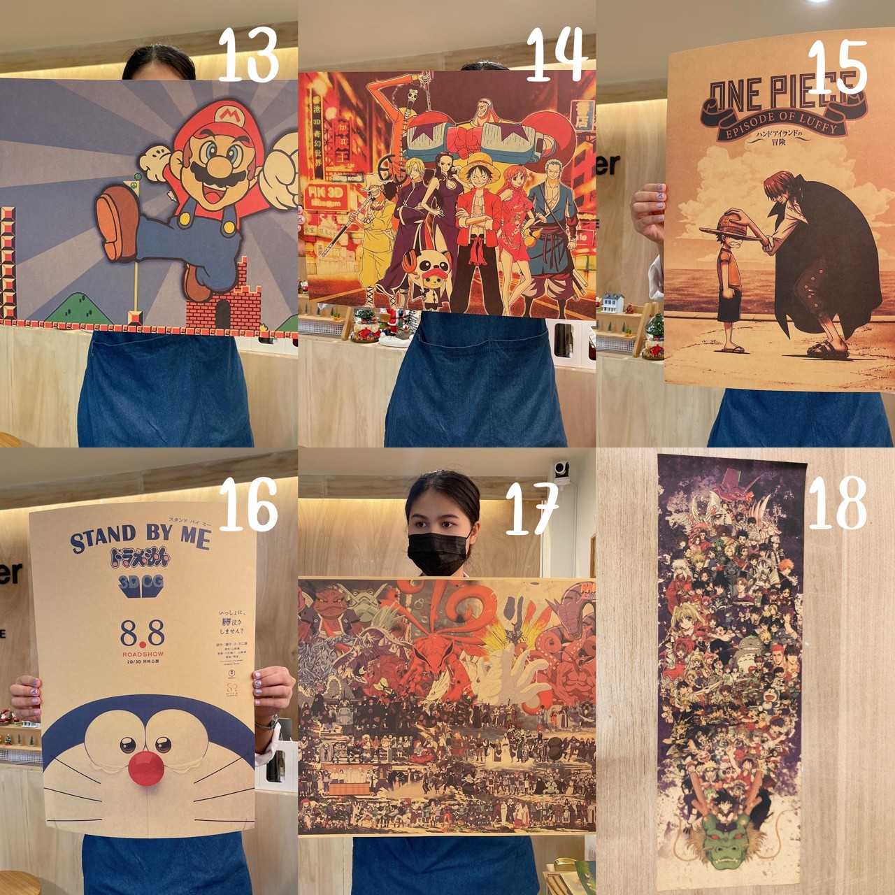 สินค้าลดราคาพิเศษ : POSTER- Cartoon / รับชิ้นไหนแจ้งในข้อความถึงผู้ขายได้เลยค่ะ