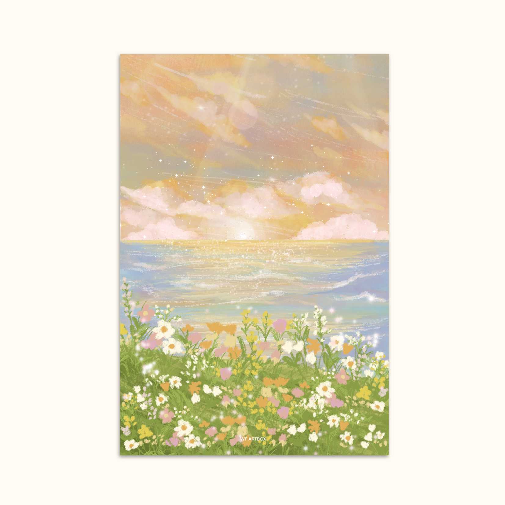 Art print Postcard [Into the sea]
