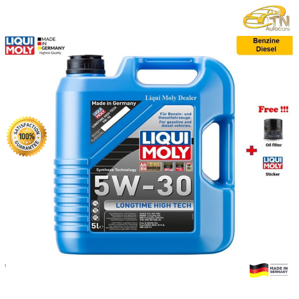 Liqui Moly น้ำมันเครื่อง Longtime High Tech 5w-30  ขนาด 5 ลิตร